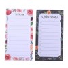 NUOBESTY Pcs Magnetic Romantic Floral Notepads for Fridge Pages Pad
