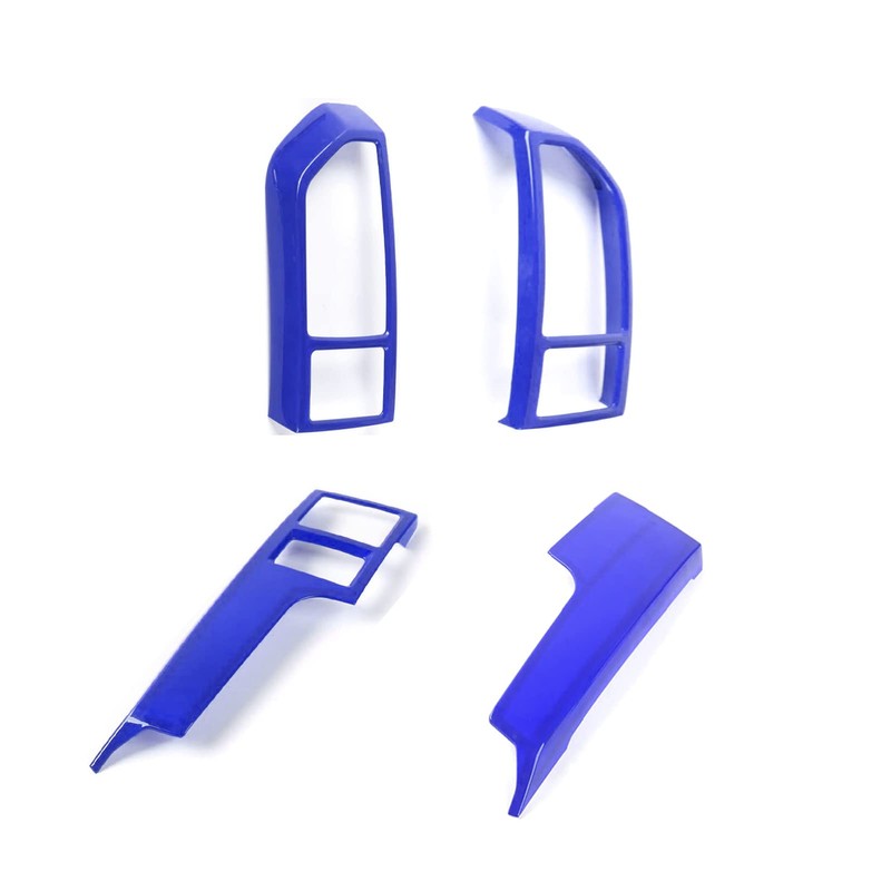 Keptrim for F150 Blue Central Console Air Conditioner Panel Trim