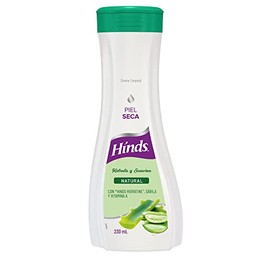 HINDS  Crema Corporal Natural, 230ml  Con Hinds Hidratine, Sbila y Vitamina A  Ideal para piel seca.                                                  
