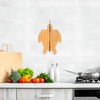 Totally Bamboo Sea Turtle Shaped Cutting Board and Charcuterie Serving