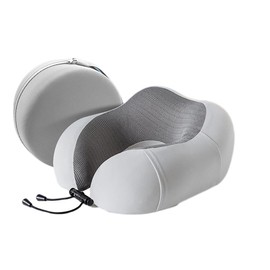 jidachuang Travel Pillow for Airplanes Memory Foam Neck Pillow for Traveling for Adult (C-Grey)