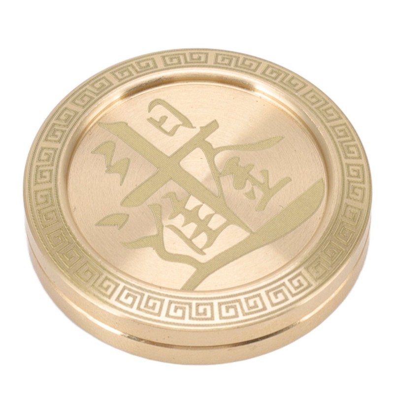 Magnetic Push Slider Stress Relief Round Portable EDC Push Slider