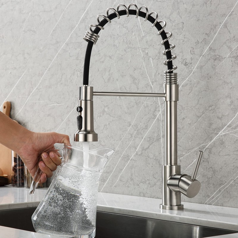 TIORIY Pull Down Spray Head Replacement - for Kitchen Faucet