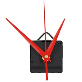 Clock Mechanisms Kit White Clock Hands Silent Quartz Clock Mechanism Kit Wall Clock Movement Kit Replacement Parts And Hands Ideal For Wall Clock DIY Clock Kit Or Repair Parts Clock Hands Only