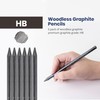 Pacific Arc Woodless Graphite Pencil 6 Pack Set, HB, for