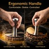 Wonderful Cuisine Premium Stainless Steel Smash Burger Press, Heavy Duty