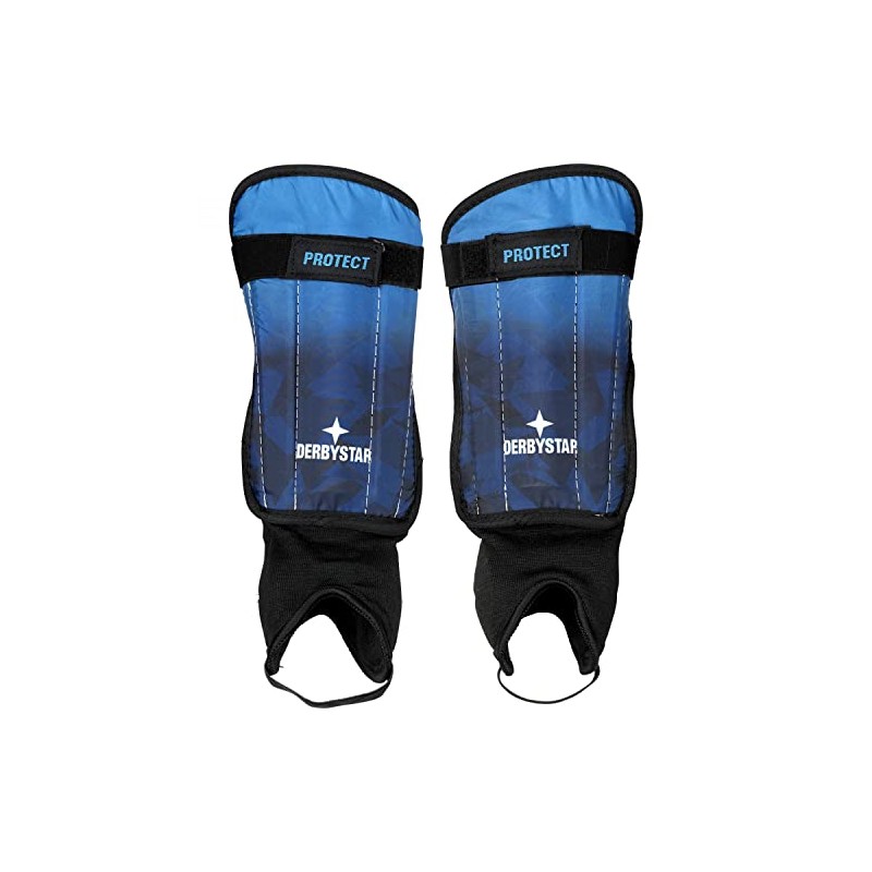 Derbystar Protect V23 Shin Pads Blue/Black