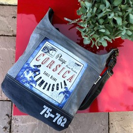 Sunsa Women's Vintage Bag Shopper Shoulder Bag Handbag of Canvas with Leather 51703