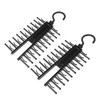 2PCS Closet Necktie Rack Tie Storage Display Hanger with 360