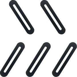 Adjustable Flat Connector, Stainless Steel Perforated Plates, Wood Connecting Plate, Pack of 5, 90 x 19 mm, Flat Corner Bracket with Slotted Hole for Repair Fixing Wood, Furniture and DIY Projects