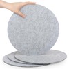 SOSMAR Pack of 4 Large Felt Coasters, Felt Underlay for