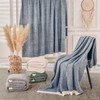 NEXHOME PRO Soft Blankets Blue, Cozy Throw Blanket for Couch,