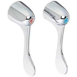 Delta RP64449 Classic Two Metal Blade Handle Kit, Hot and Cold, Chrome