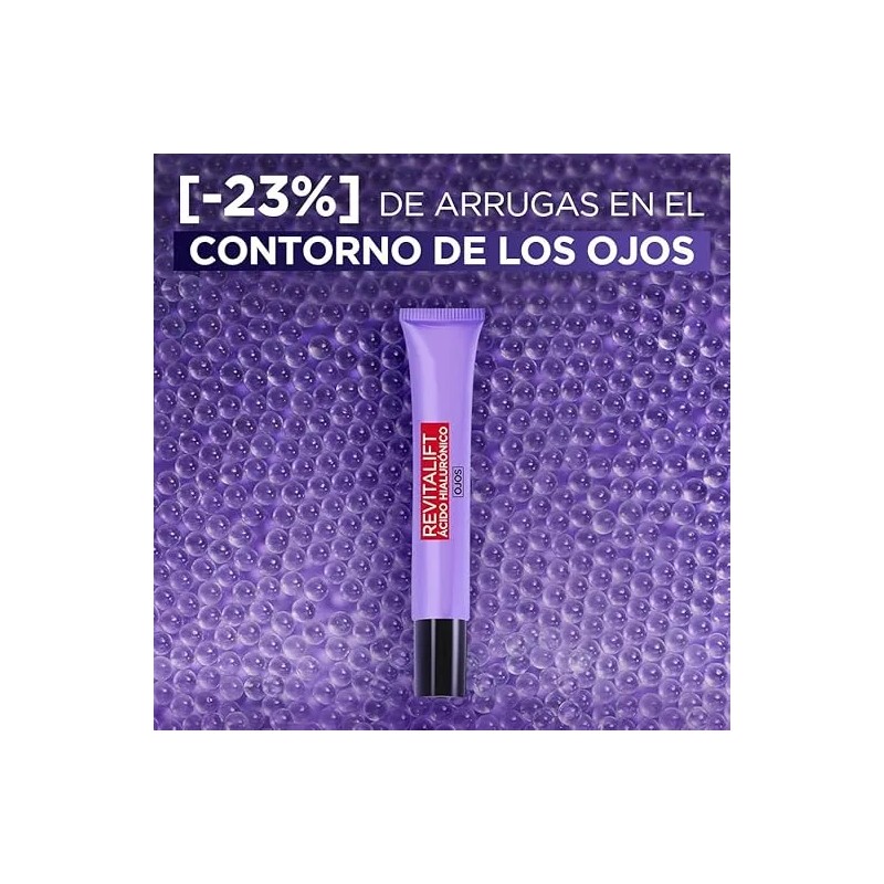 Oreal Paris Revitalift Ácido Hialurónico Contorno Ojos Hidrata Intensamente Rellena