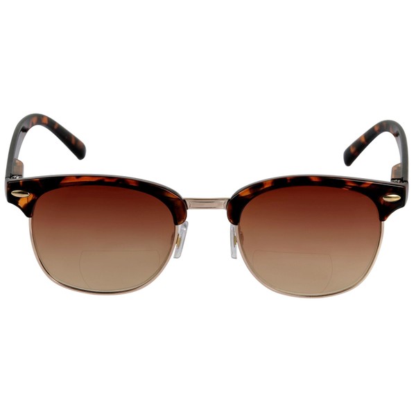 Mass Vision The Executive Classic Semi-Rimless Bifocal Reading Sunglasses for