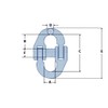 Chain Connector Links 13MM (Grade 80 Hammerlock Heavy Duty Lifting
