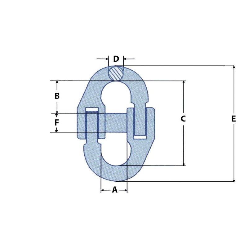 Chain Connector Links 13MM (Grade 80 Hammerlock Heavy Duty Lifting
