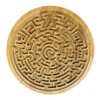 INTELLIGAMES. Round Wooden Maze. Labyrinth Puzzle. Educational Brain Teaser. Table
