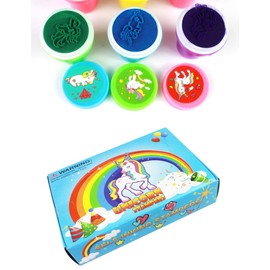 ALBERTO 24 Sellos para niños, minisellos de Dibujos Animados Multicolor para niños, Regalos de Fiesta para niños, Regalos de Fiesta de cumpleaños para niños y niñas, Ideal para Bricolaje