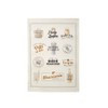 Coucke Printed Cotton Tea Towel 50 x 75 cm