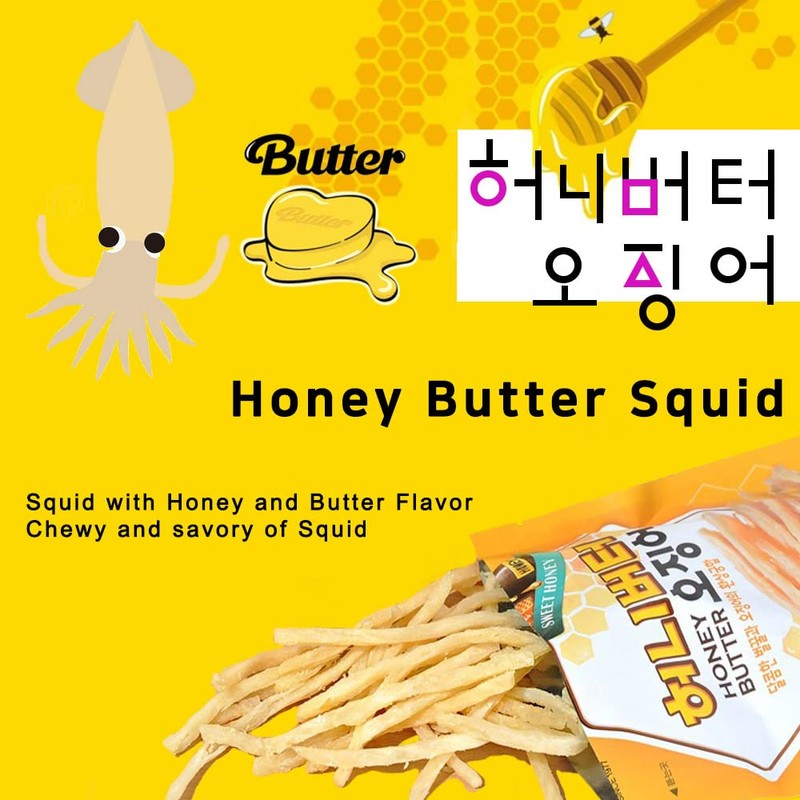 K-Herb Dried Squid – Korean Squid Flavorful Grilled Soft Butter
