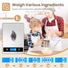 Food Scale, 11lb Kitchen Scale with 0.05oz/1g Precision, 6 Units