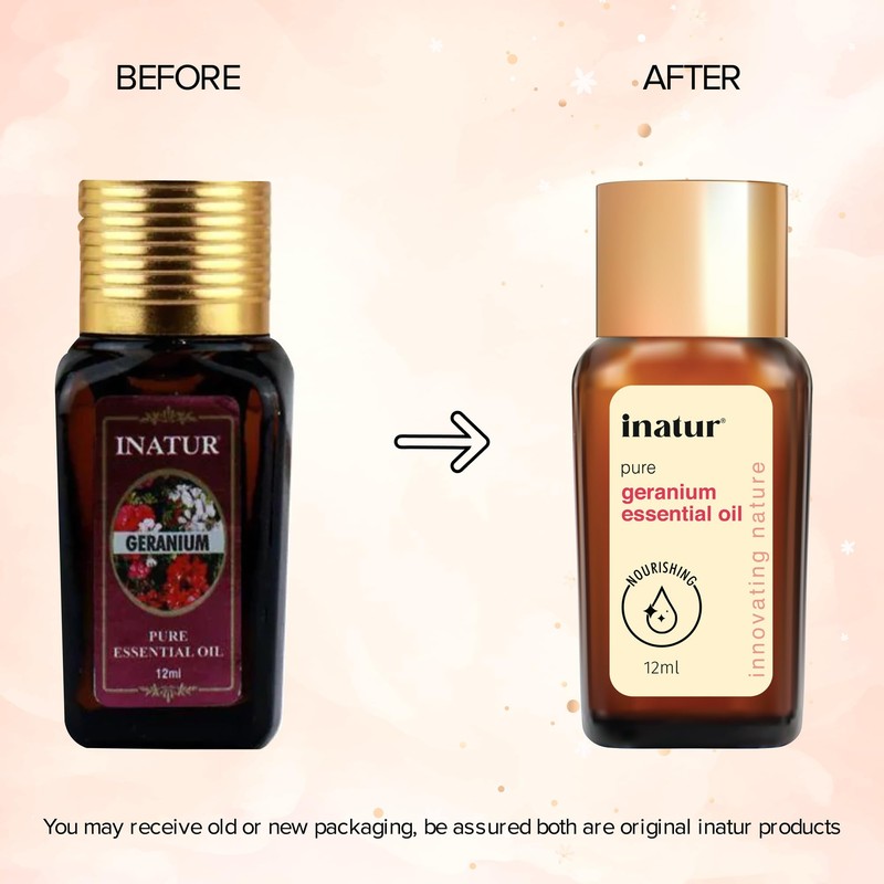 Inatur Geranium Essential Oil 12ml