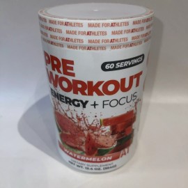 About Time Preworkout Energy + Focus  Watermelon 60 Serving Gluten-Free 12/2025