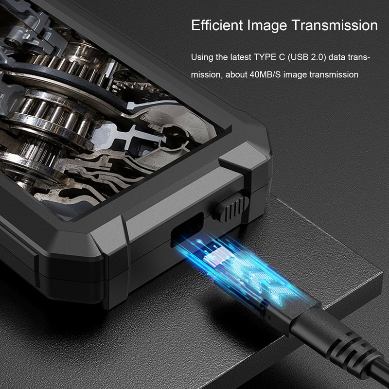 Industrial Endoscope 8mm Lens 1m Hard Line 1080P HD 5