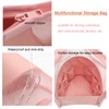 Linsiter - Bolsa organizadora de brochas de maquillaje, portátil de