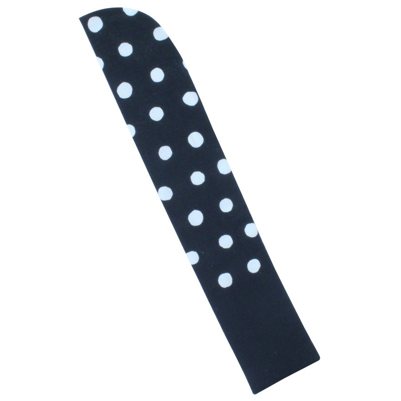 Kyosuu K-116 Kyoto Fan, Silk, Yumeji, Polka Dots, Black, Bag