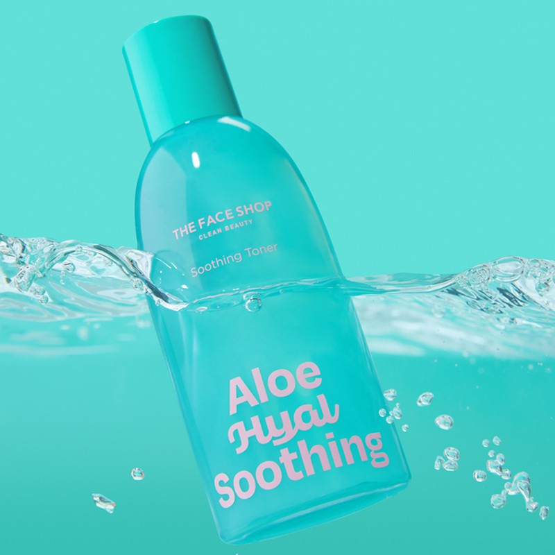 The Face Shop Aloe Hyaluronic Acid Soothing Toner 250mL