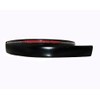 Cowles 1 3/8" x 24' High Gloss Black Universal Half-Round