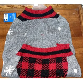 Vibrant Life Christmas Sweater size M/Santa Claus