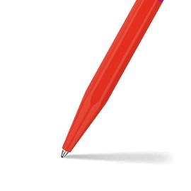 Caran D'Ache Ballpoint pen 849 Paul Smith Warmred/Melrosepink, black M refill, in slimpack
