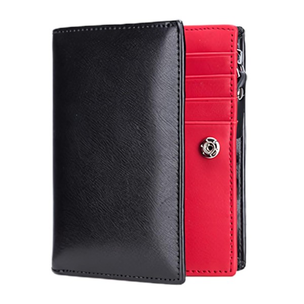 Liberte Chardon Men's Bi-Fold Wallet, L-Shaped Zipper, Leather, Large Capacity,