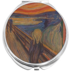 NewCharms The Scream Painting Compact with Mirrors - Perfect for your Pocket or Purse