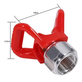 Gigicial Airless Spray Gun Nozzle kit, airless Spray Machine, airless Spray Gun Head Guard Nozzle Holder Replacement Universal Tool