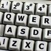ENGLISH US LARGE LETTERING KEYBOARD STICKERS (UPPER CASE) WHITE BACKGROUND