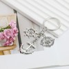 Dumhuts Nautical Keyring Set - Anchor, Compass and Steering Wheel