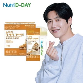 NutriD-Day 호두아몬드 다이어트쉐이크 14포 + 쉐이크컵 Walnut Almond Diet Shake 14 Pack + Shake Cup