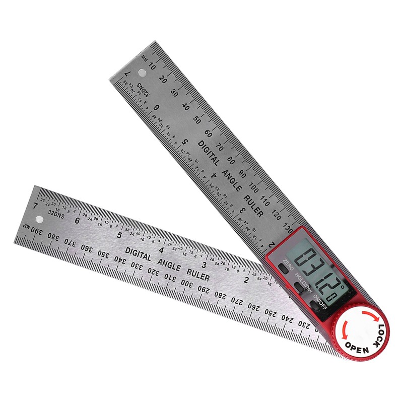 Angle Finder 360° Digital Display Durable Stainless Steel Portable Electronic