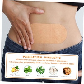 FRCOLOR 75pcs Moxibustion Stickers for Body Warm Moxibustion Pastes for Joint Neck and Lumbar Support Comfortable Heating Patches for Backaches and Muscle Discomfort