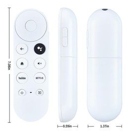 New G9N9N Replacement Voice Remote Control for Google Chromecast 4k Snow Streaming Media Player, G9N9N Remote for Google TV GA01409-US, GA01919-US, GA01920-US, GA01923-US (Remote Control Only)