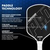 Professor PhD Raw Carbon Fiber Pickleball Paddle - 16MM -