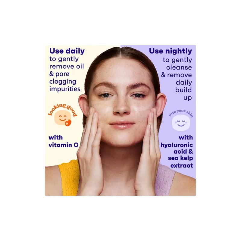 Clean & Clear – Kit 2 Jabones Limpiadores Faciales Día