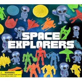 250 Aliens Space Explorers 2" Vending Machine Capsules Toys Northwestern 2 inch