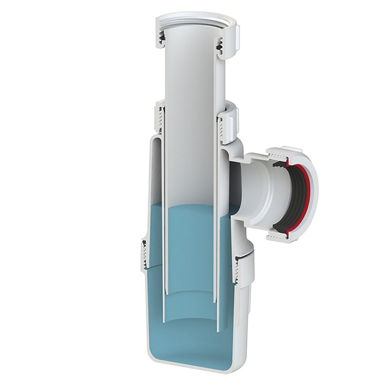 SPARES2GO Telescopic Drain Bottle Trap for Bathroom Kitchen Sink Urinal