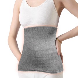 YOAYAO Women's and Men's Summer Belly Wrap, Zero Pressure Fit【Gently Envelops the Body】Cold Prevention, Lightweight, Intestinal Health, Warm, Cotton-rich, Ribbed, Soft, Thermoregulation, Cold