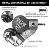 NORTOOLS Electric Drill Plate Cutter,Sheet Metal Cutter Drill Attachment,Metal Nibbler